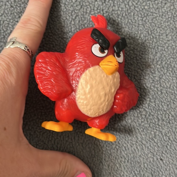 McDonalds Angry Birds Movie Happy Meal Toy Red Bird Figure - Picture 3 of 3